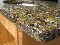 Recycled Glass in Resin