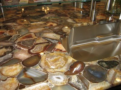 Exotic Stone Gem And Precious Metal Countertops Countertop Guides