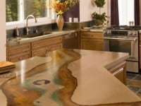 Stained Concrete Countertop